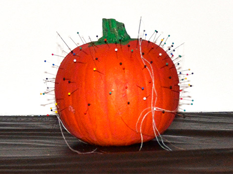 Pin Cushion Pumpkin