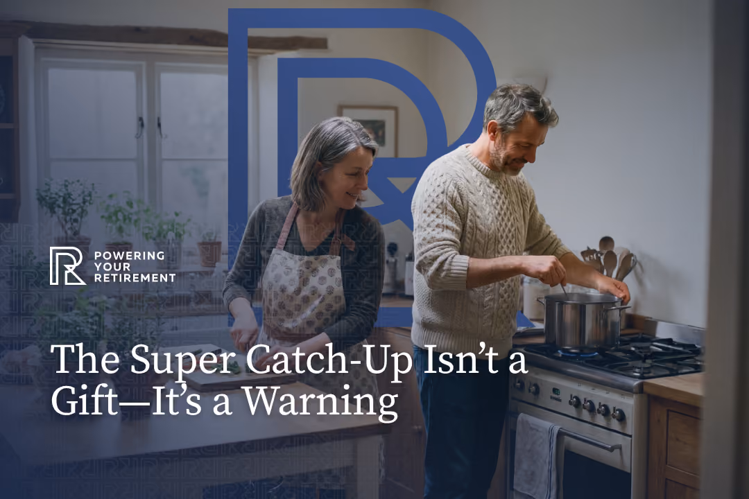 Couple cooking dinner together while smiling