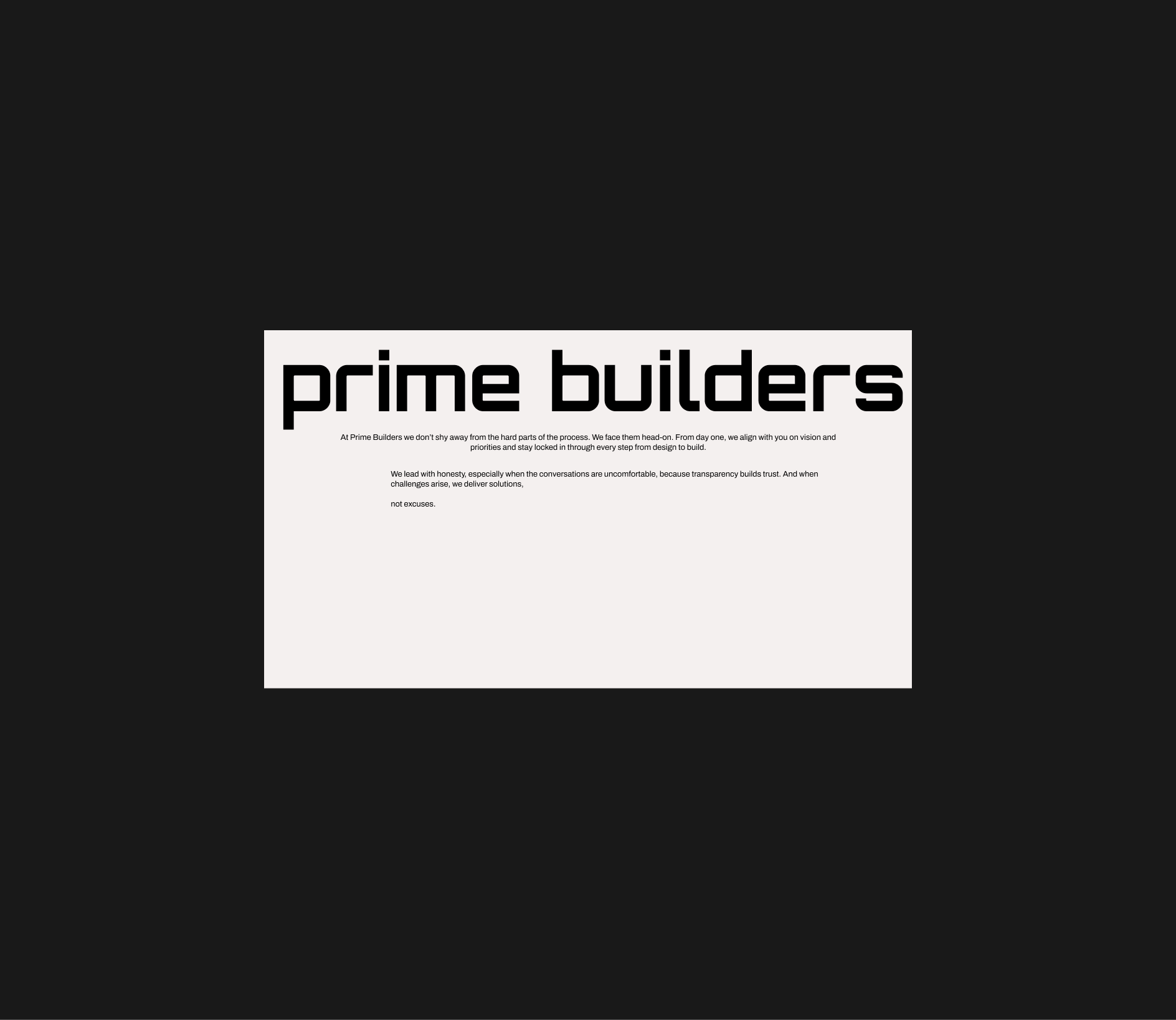 Prime Builders