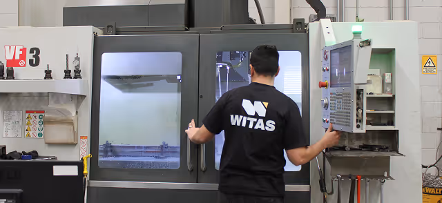 WITAS Machine Shop worker