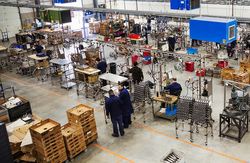 WITAS machine shop warehouse