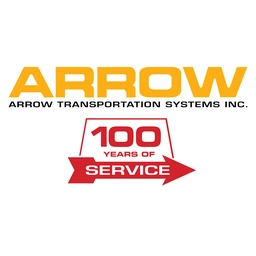 Arrow Transportation Systems Inc. logo — a century-strong leader in Canadian freight, hauling, and reload logistics. Image Source: arrow.ca
