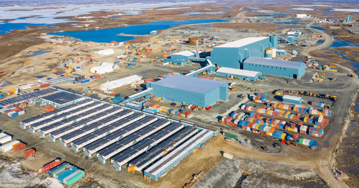 Agnico Eagle's Meliadine Gold Mine located north of Rankin Inlet, Nunavut. (Image Courtesy: Agnico Eagle Mines)