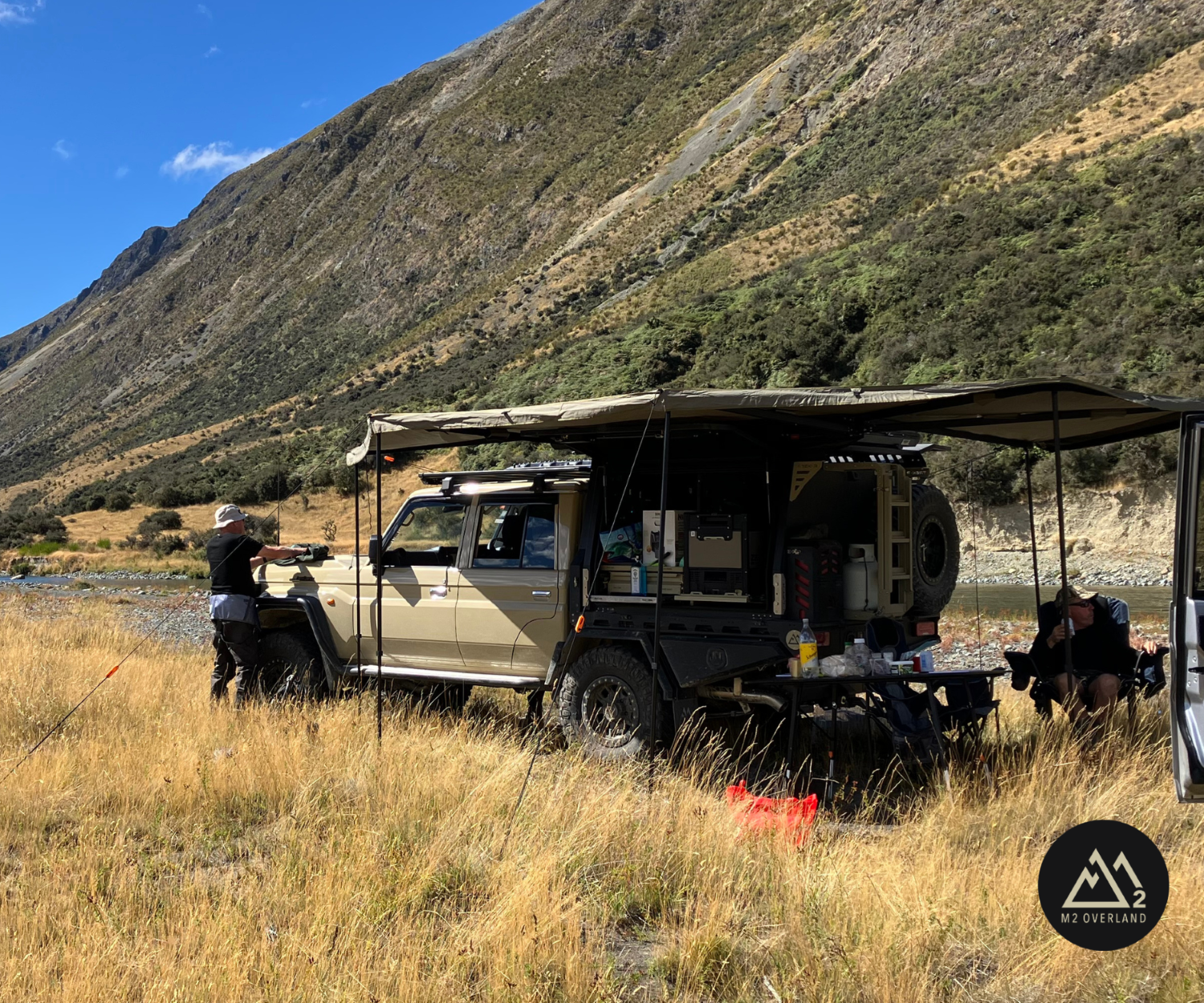 Toyota LandCruiser 79 Series with M2 Overland tray and canopy setup