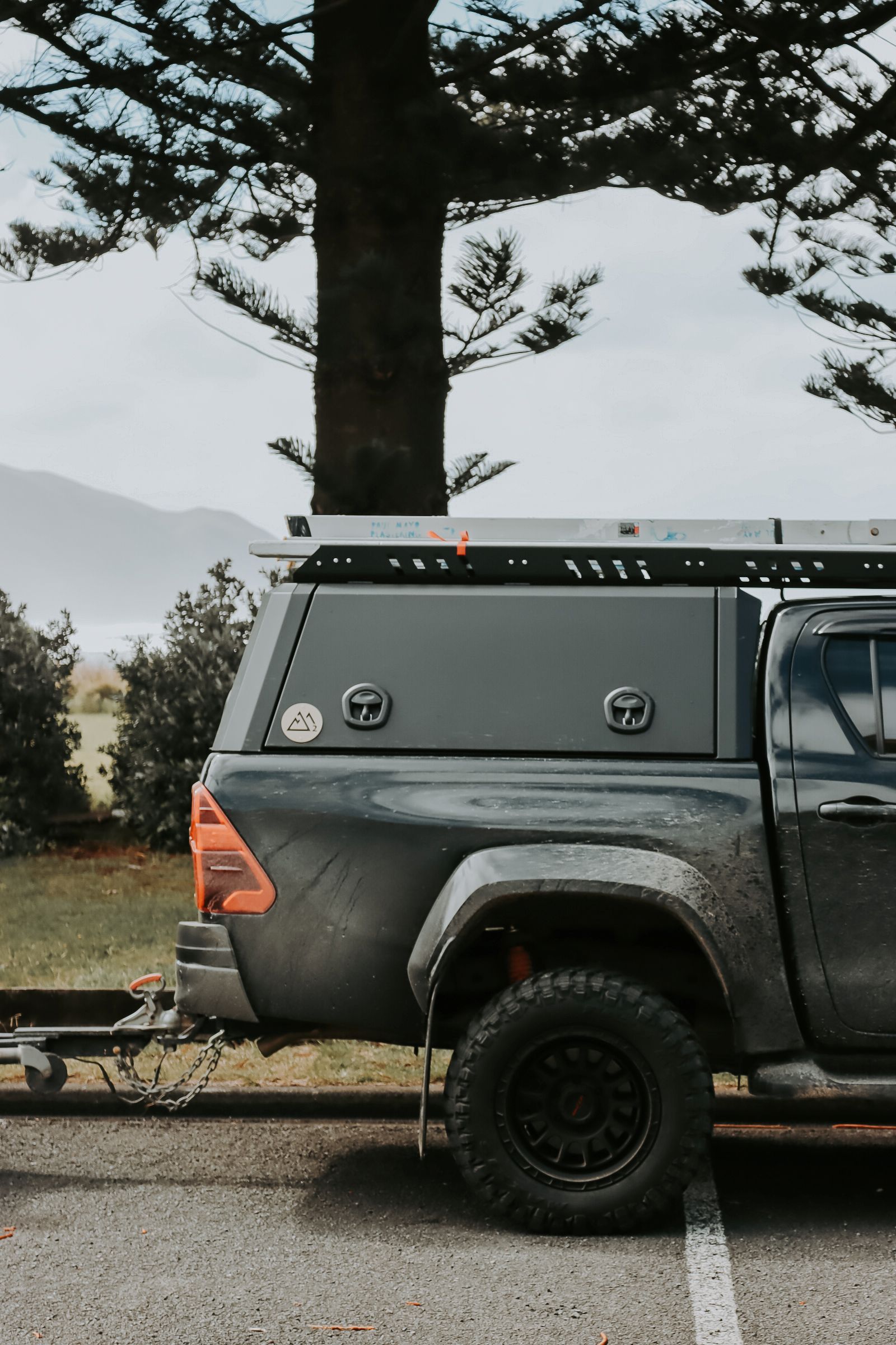 artemis wellside canopy with roof rack