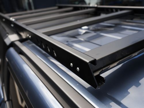 cantilever roof rack on artemis wellside canopy