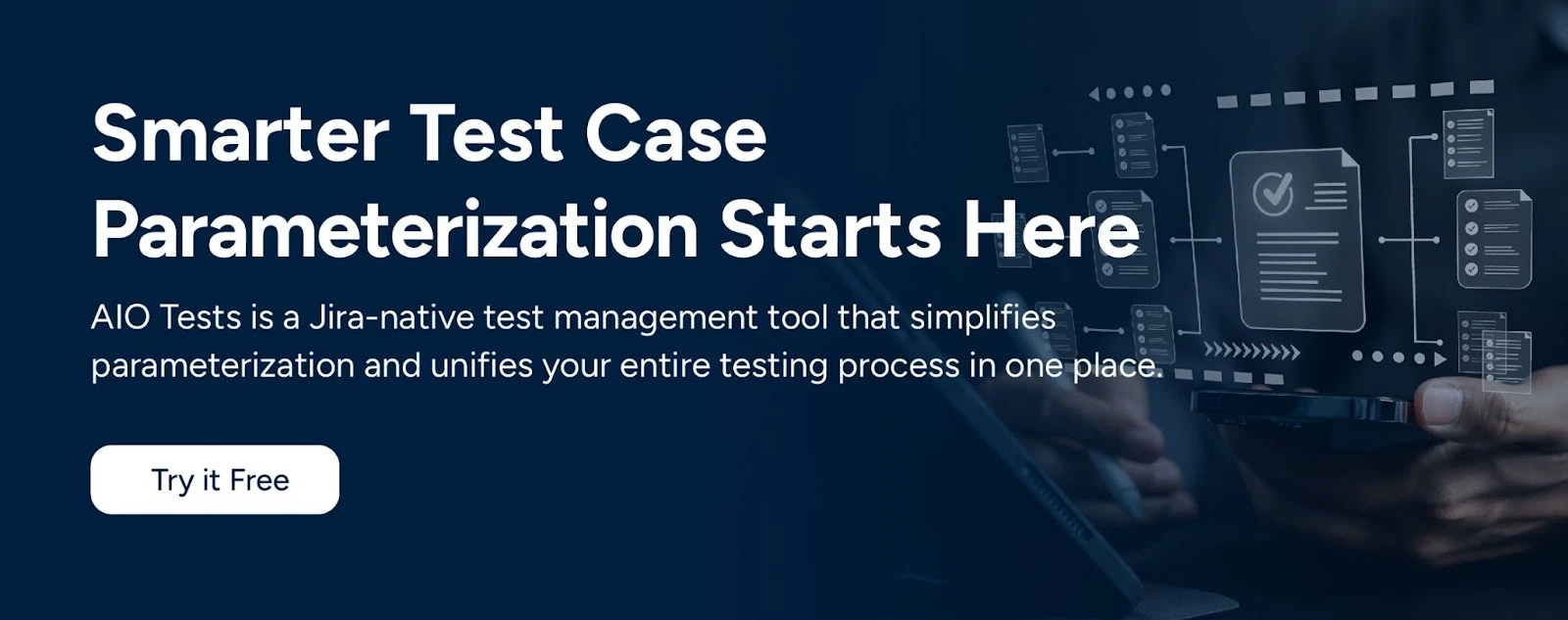 AIO tests - Jira native test management tool for test parameterization