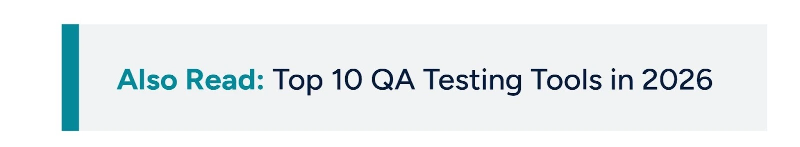 Also Read: QA Tools: Types, Use Cases, and Where They Fit in the SDLC