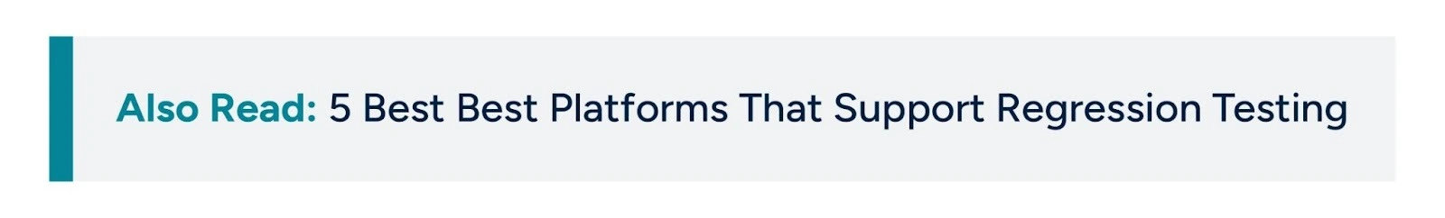 Best Platforms That Support Regression Testing