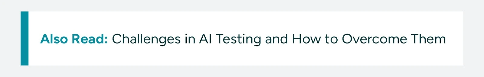 Read about challenges in AI testing and how to overcome them