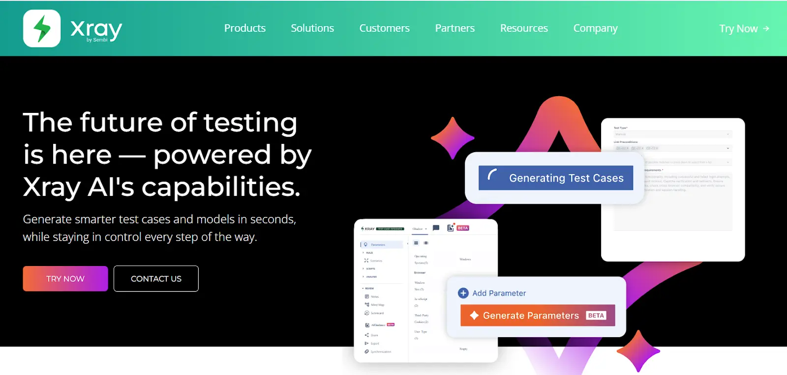 an image showing xray homepage