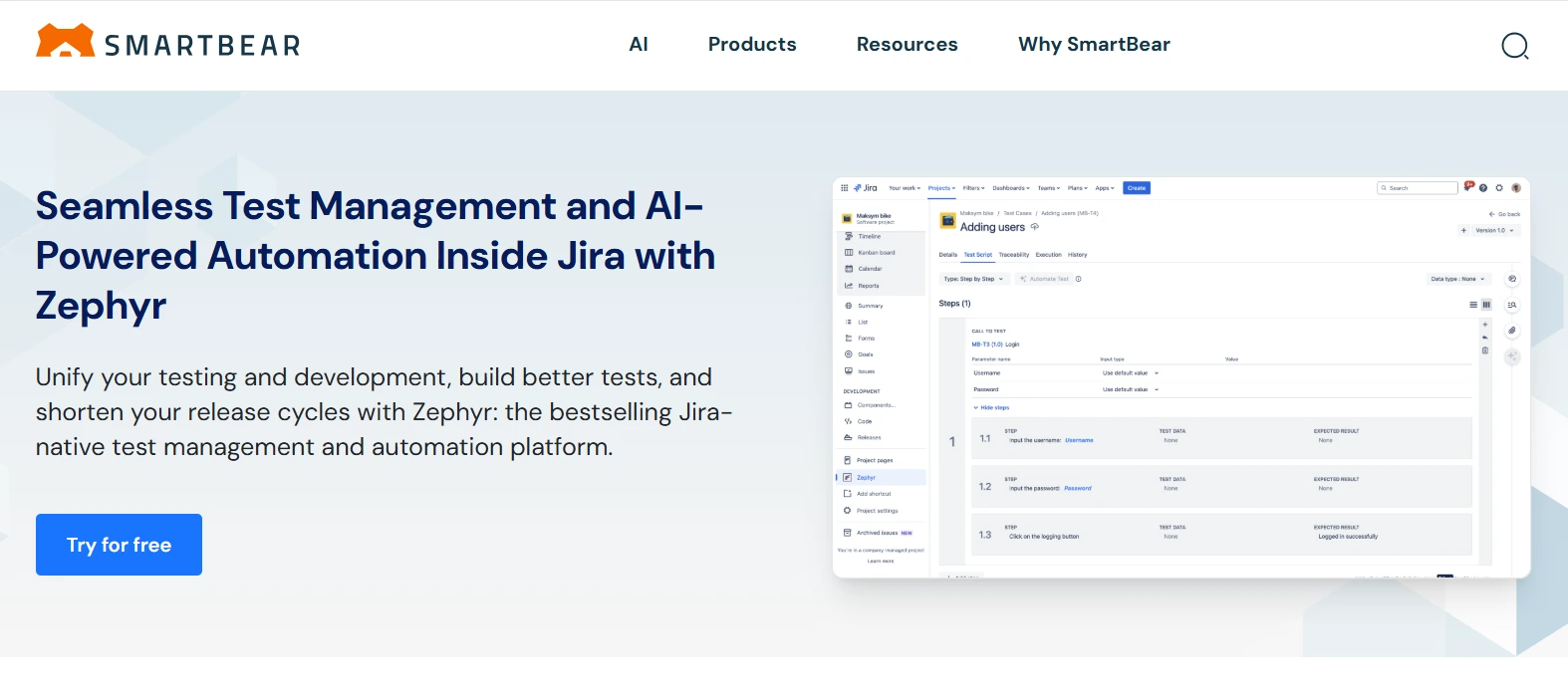 an image showing Zephyr homepage details