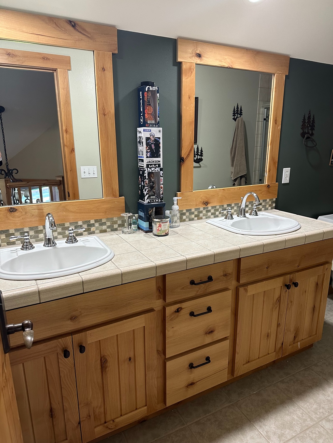 Modern bathroom with sleek design and updated fixtures