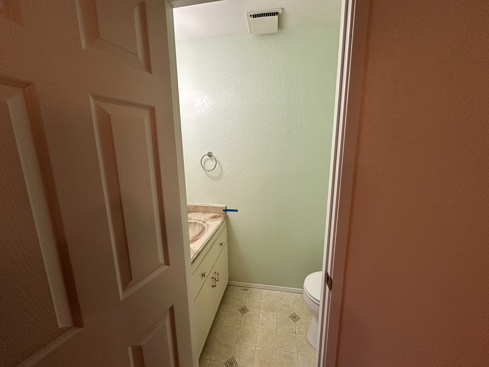 Stylish Powder Room Makeover – Woodinville Before