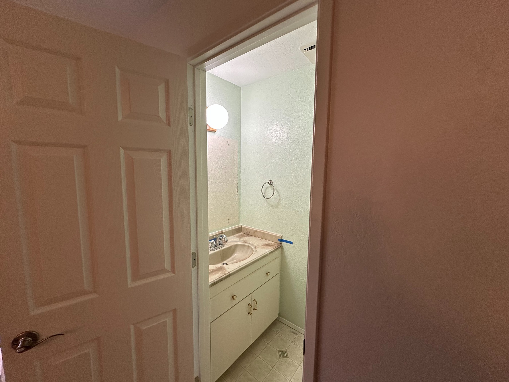 Stylish Powder Room Makeover – Woodinville Before