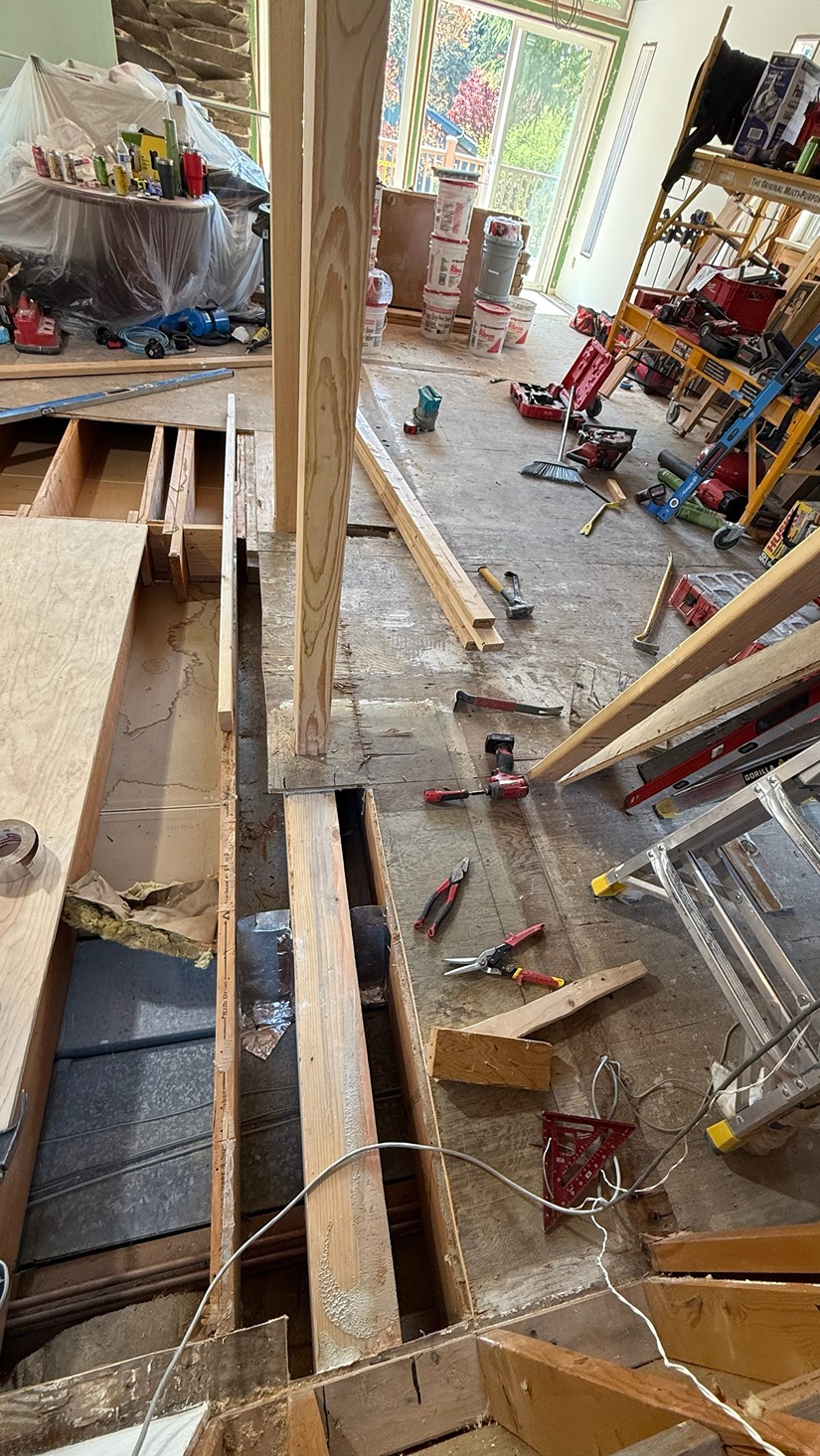 Full Home Remodel in Kenmore, WA In Process 