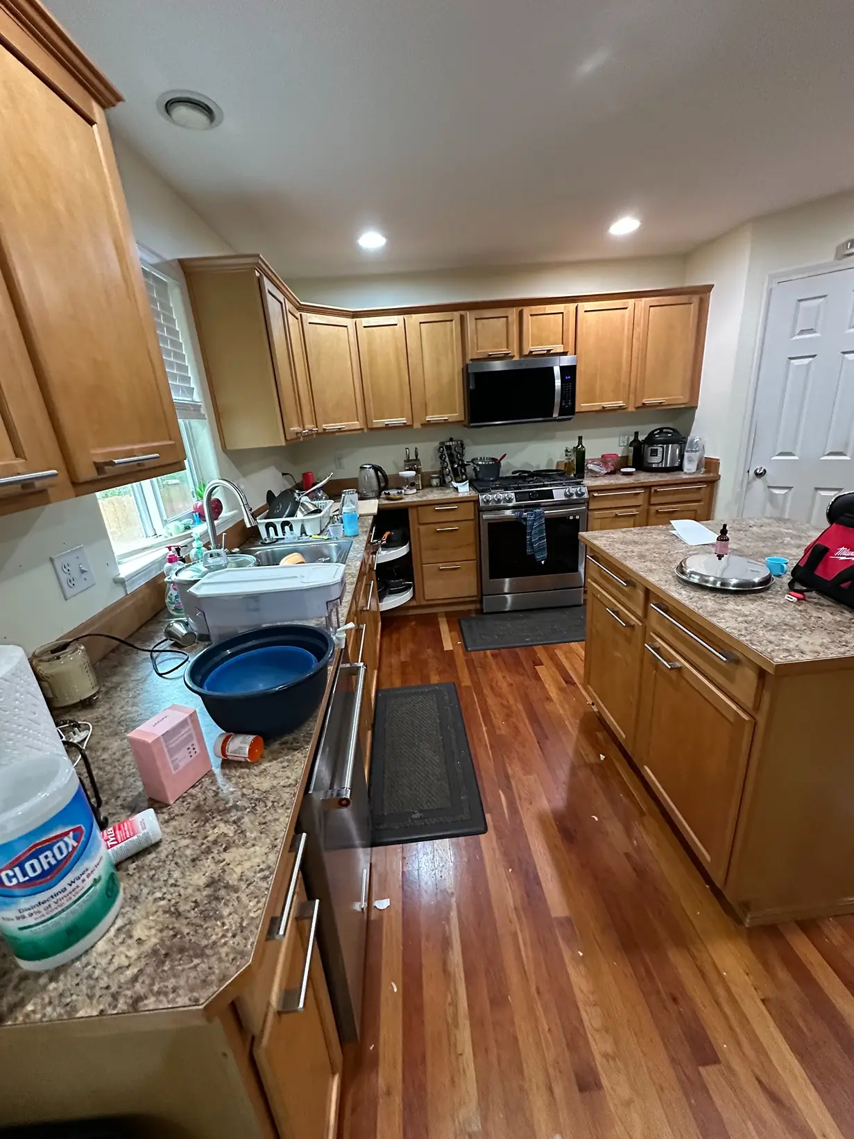 Bright Modern Kitchen Surface Update – Bothell Before 