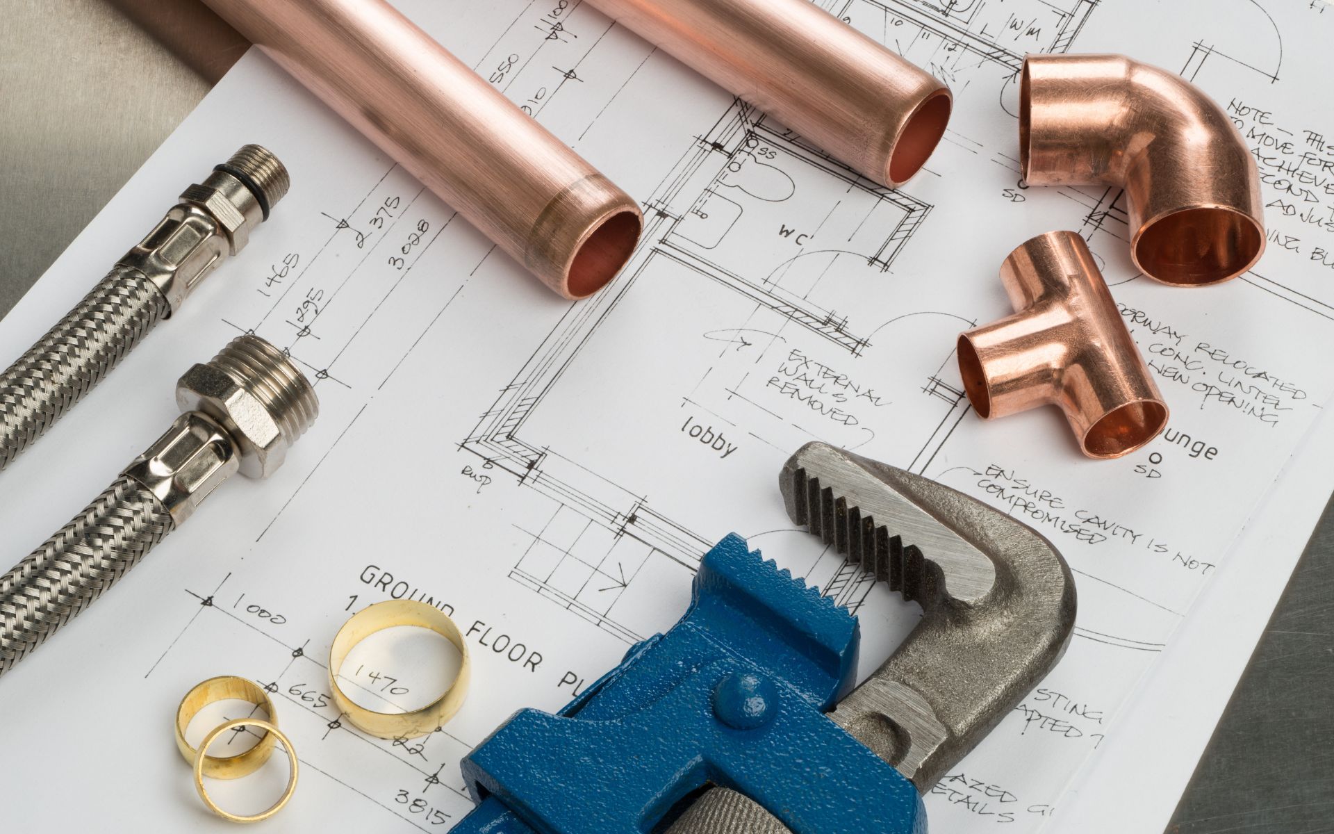 Selection of Plumbers Tools and Plumbing Materials