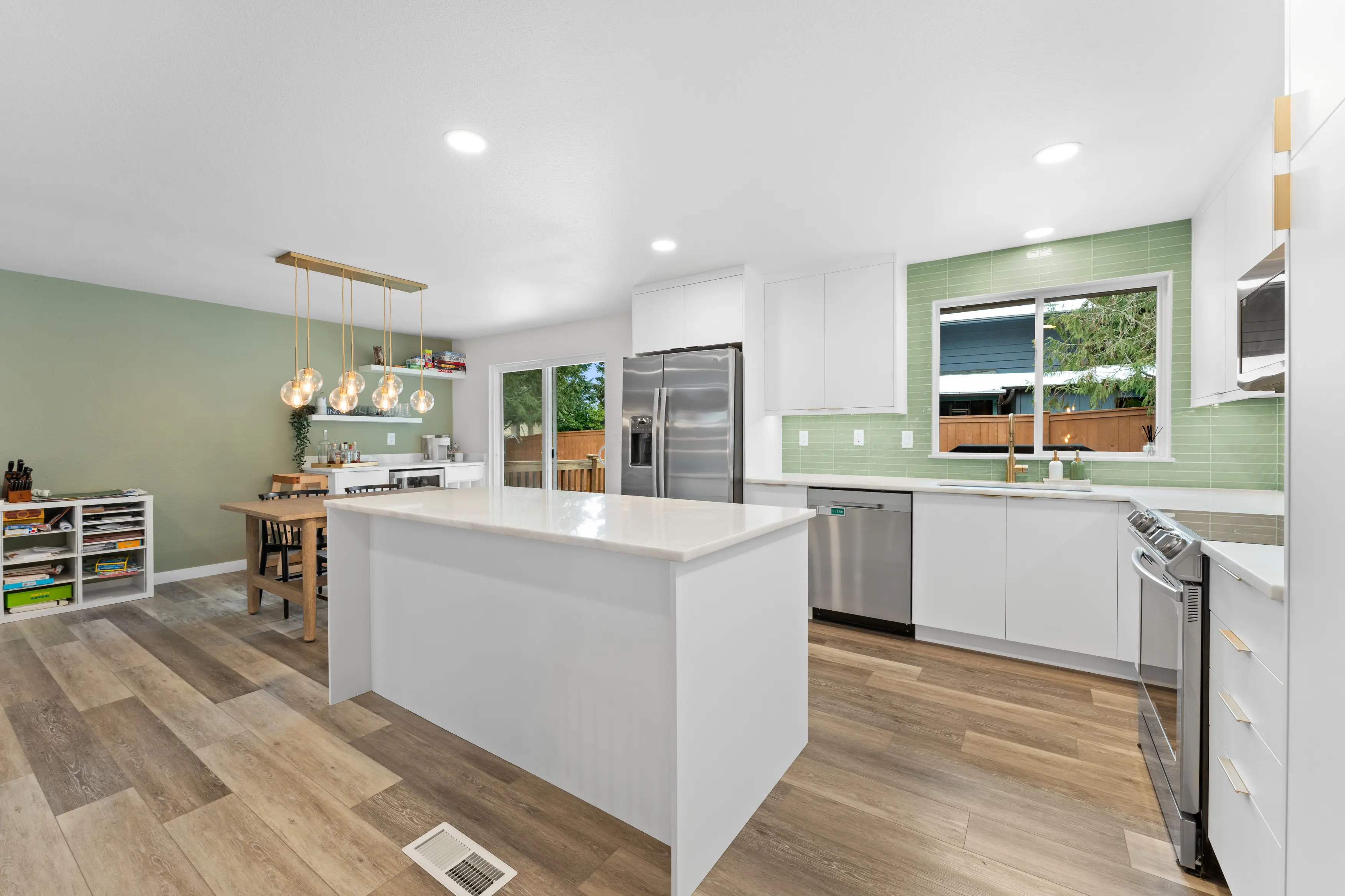 A fully renovated kitchen that increases a Bothell home's resale value