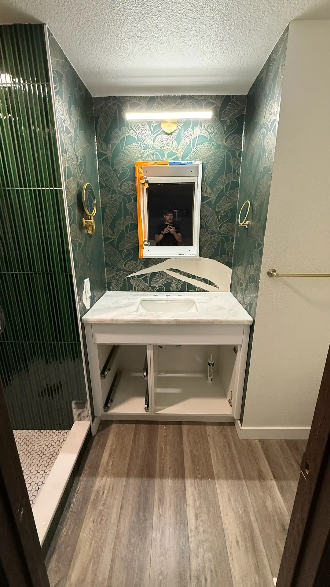 Elegant Master Bathroom Makeover – Process 5