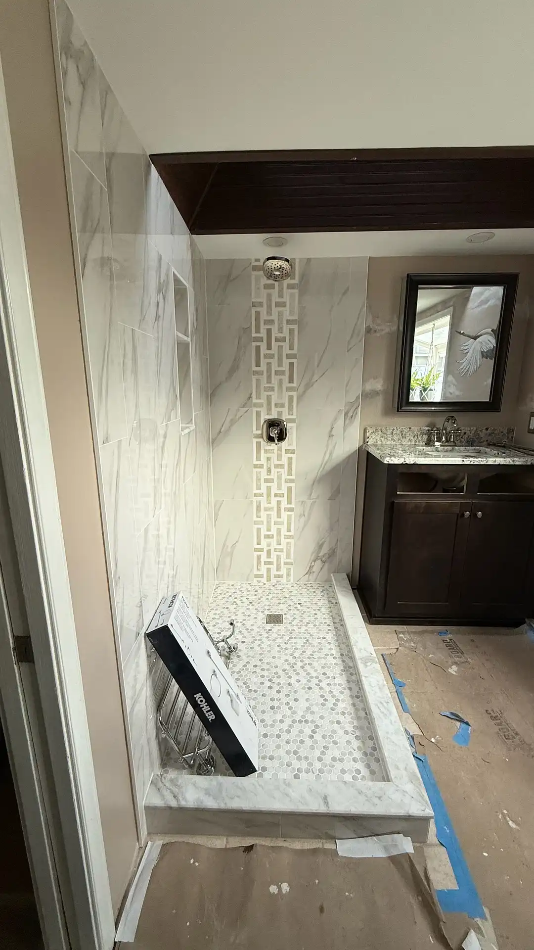 Luxury Bathroom Upgrade Completed in Everett Process