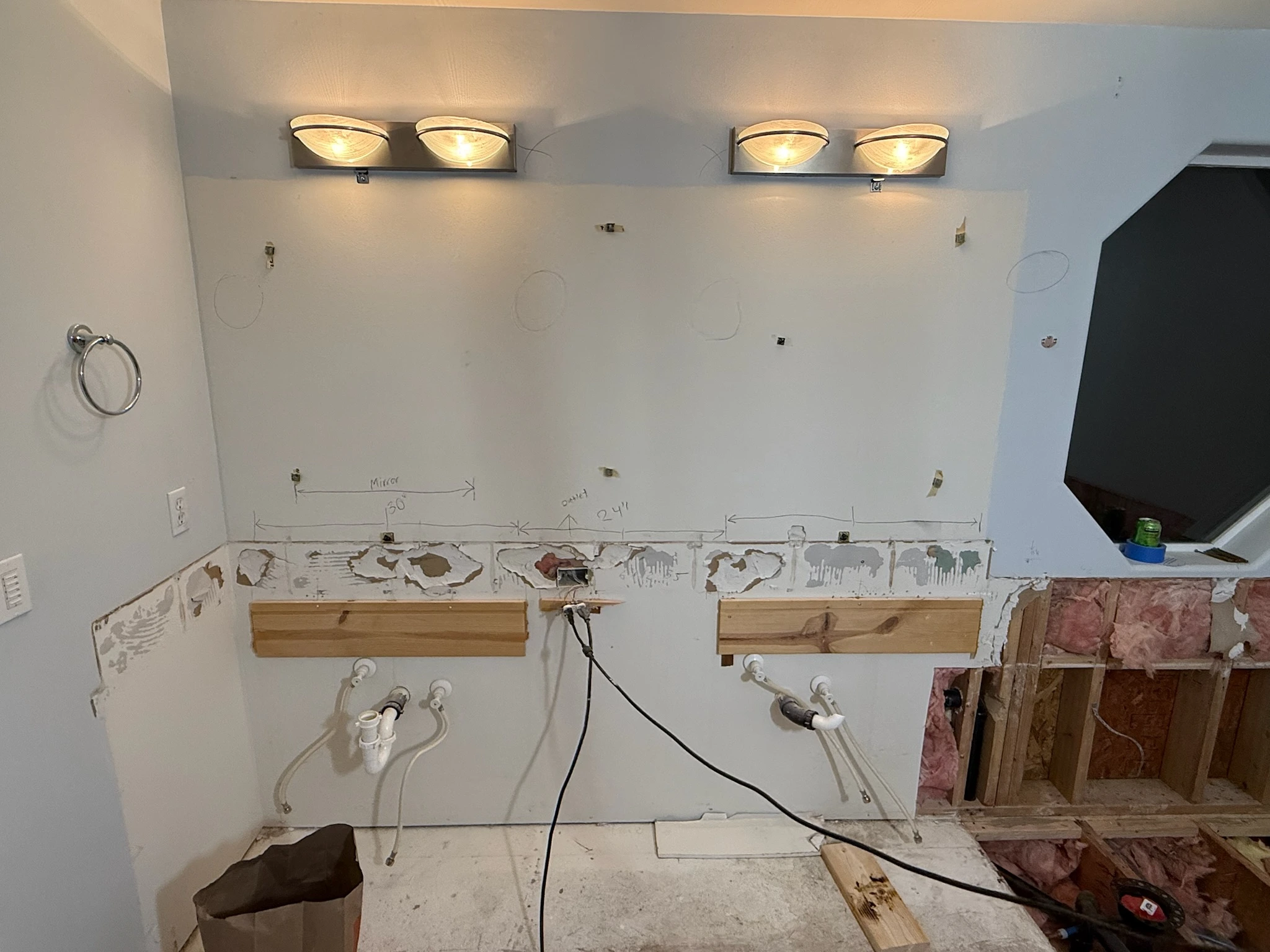 Elegant Primary Bath Remodel in Snohomish, WA Process 3