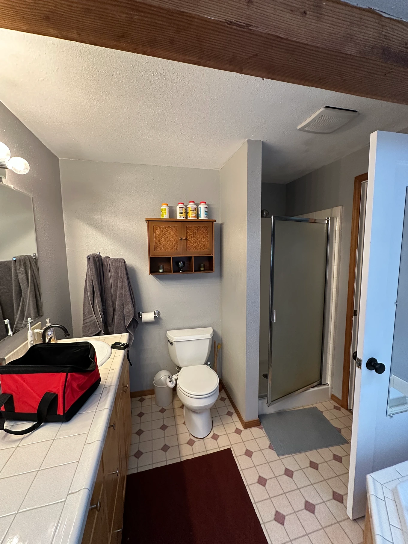 Primary Bath Layout Redesign in Woodinville, WA Before 3