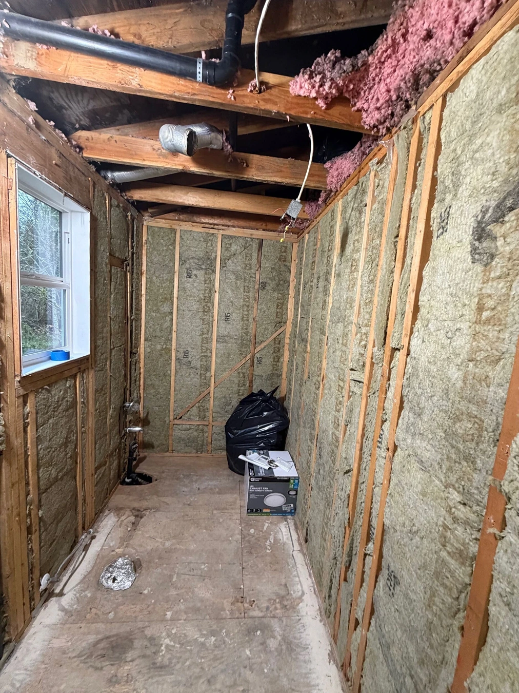 Bold, Eclectic Guest Bath Remodel in Snohomish, WA Process 2