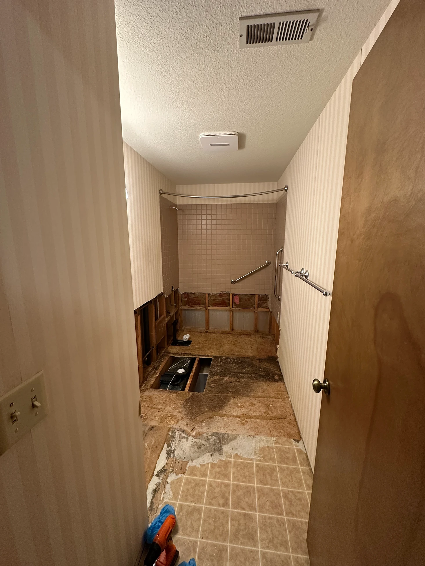 Bathroom Remodel After Water Damage in Redmond, WA Before 1