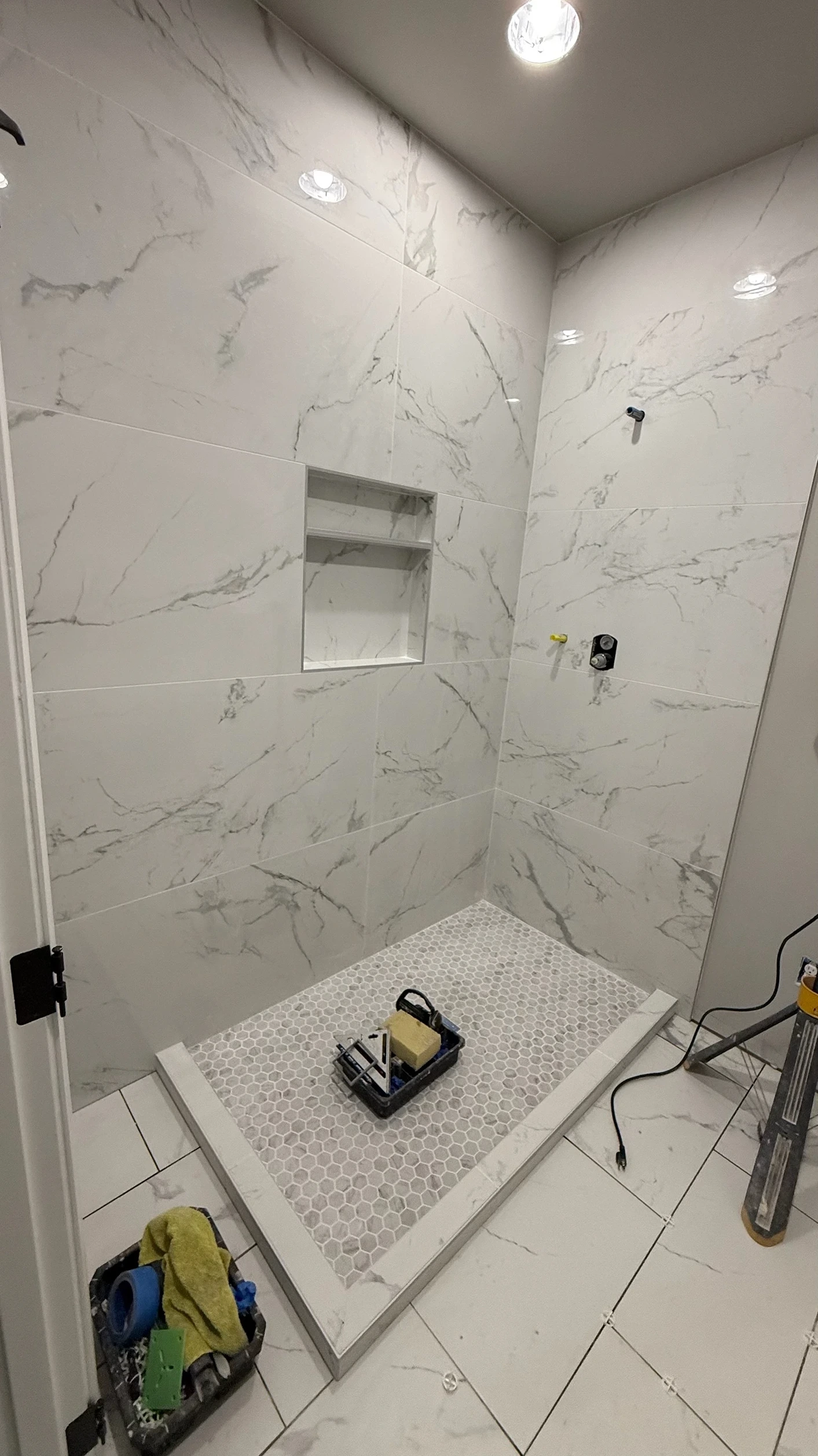 Powder Room to Three-Quarter Bath Conversion in Bothell, WA Process 5