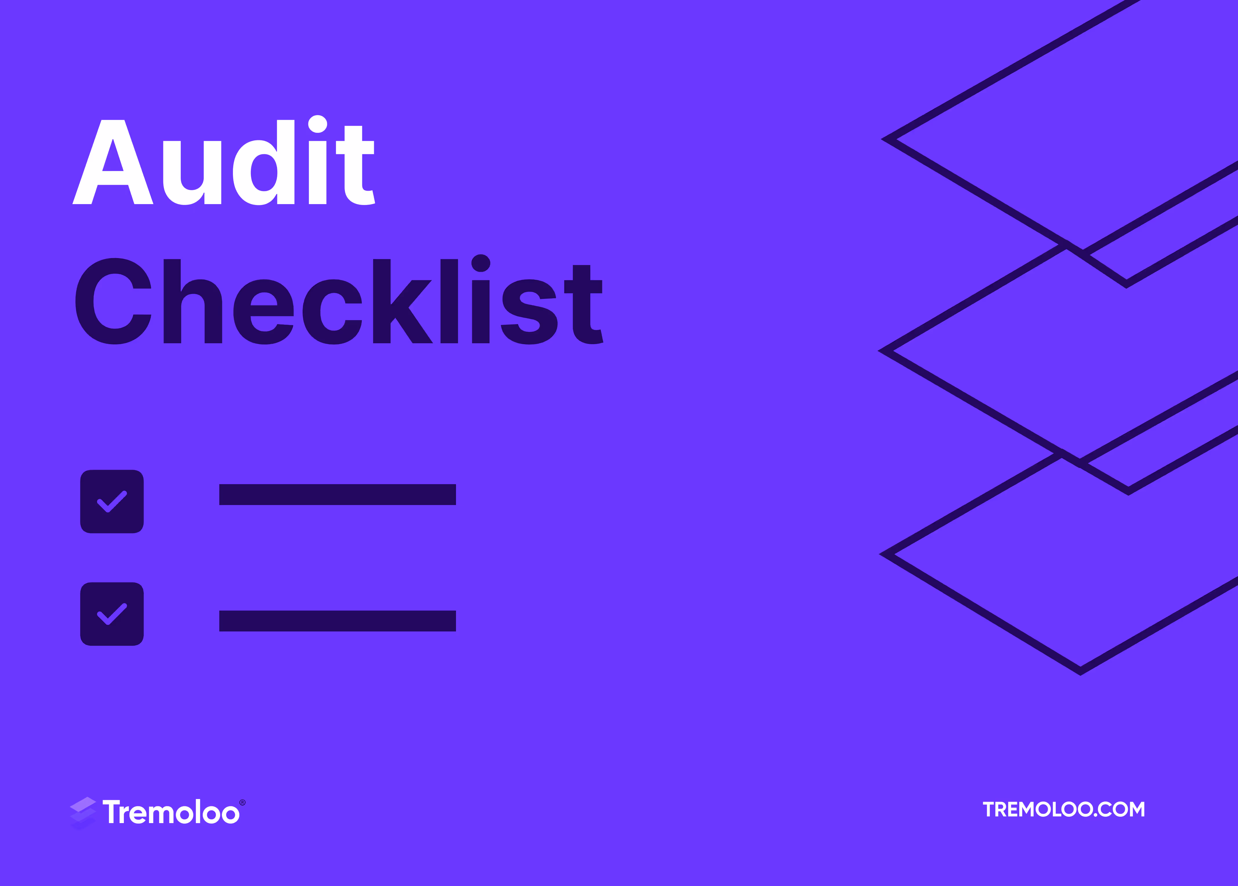 Audit checklist cover photo