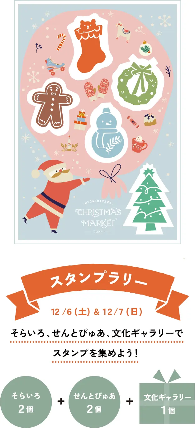 スタンプラリー日付など