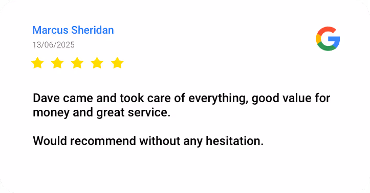 Emma Webster, Letchworth, 5 star Facebook review