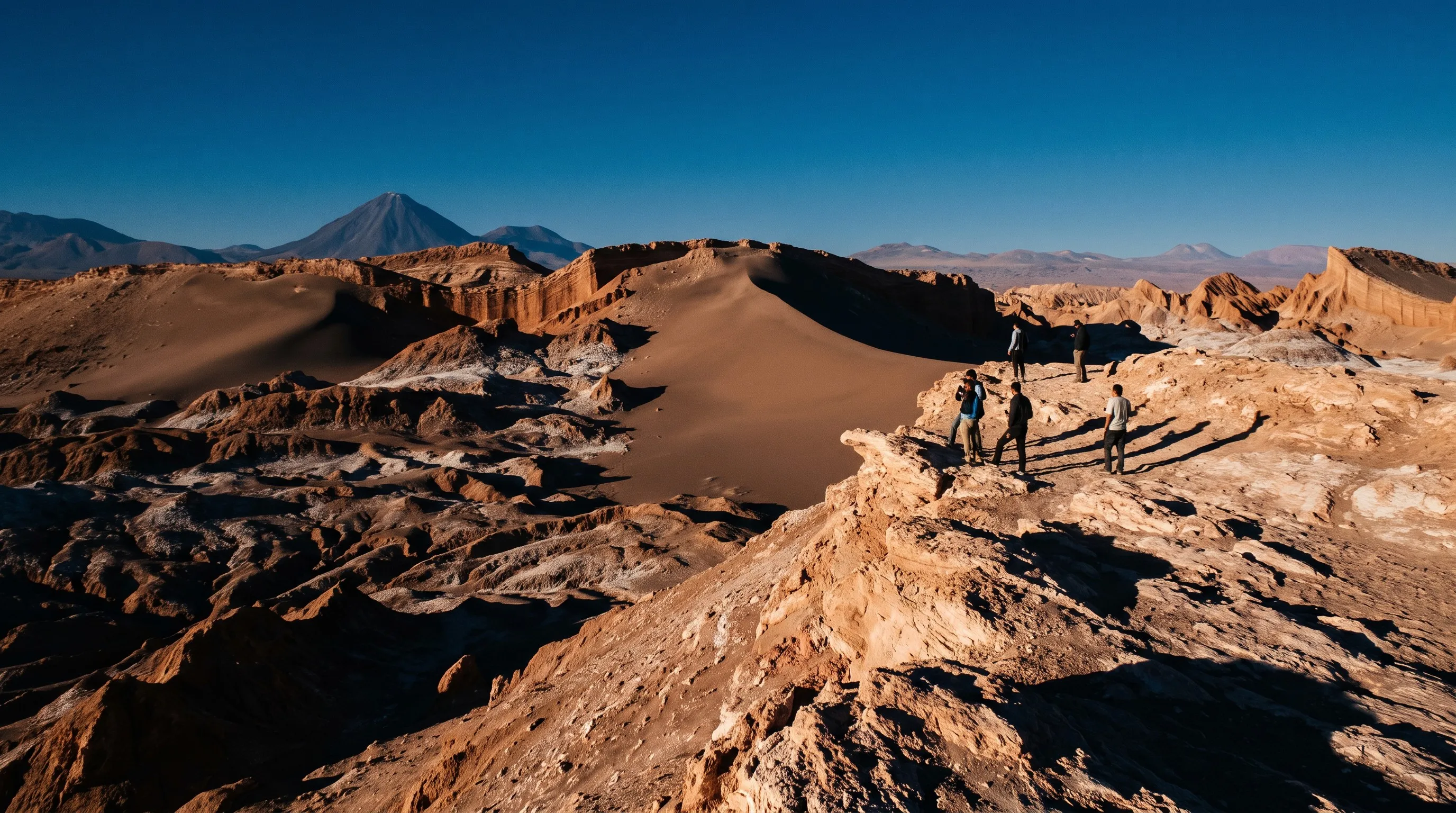 De Vallei van de Maan in de Atacama woestijn, Chili