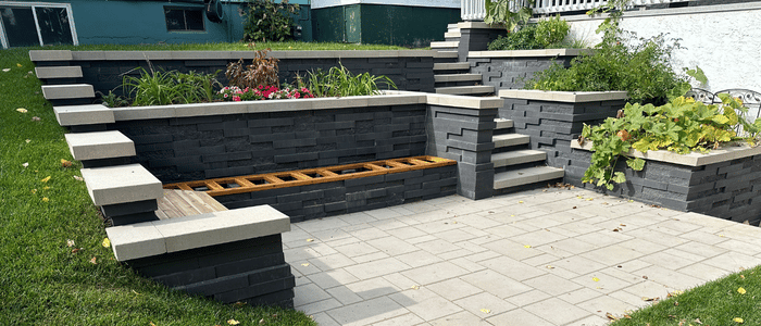 Retaining wall installation Calgary