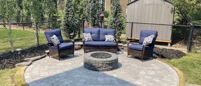 Calgary outdoor living space design build Western Elements Landscaping