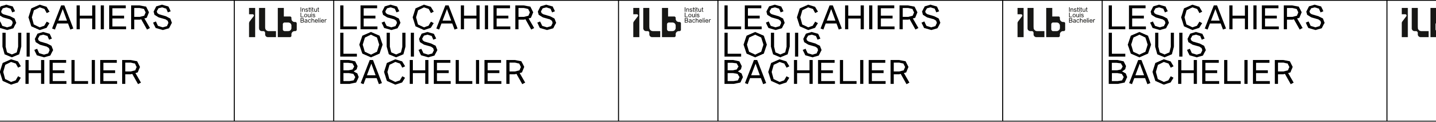 A banner with the text "Les cahiers Louis Bachelier"