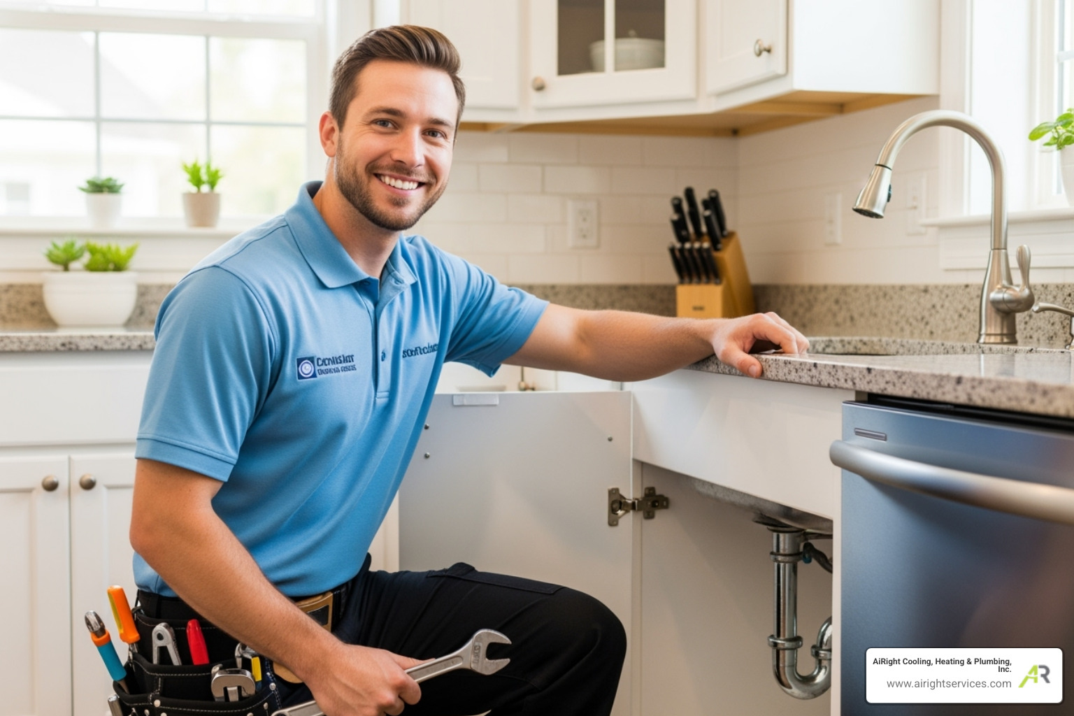 certified technician smiling - certified water heaters technician in escondido ca