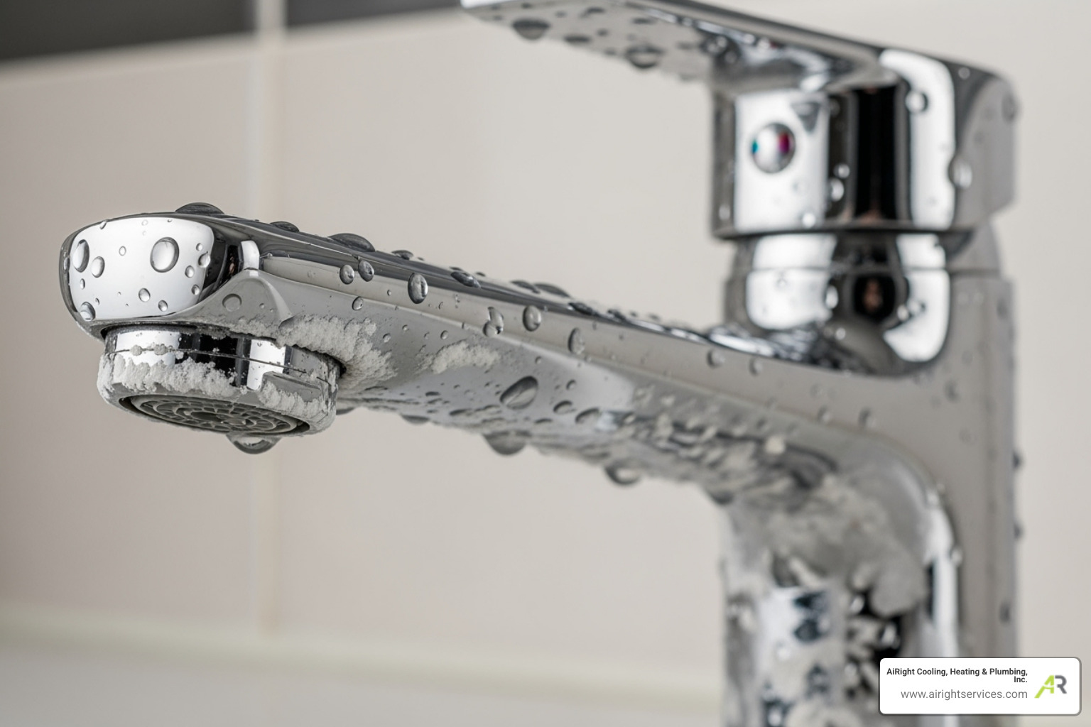 hard water scale buildup on a modern chrome faucet - water filtration service in bonita ca hard water scale buildup on a modern chrome faucet - water filtration service in bonita ca