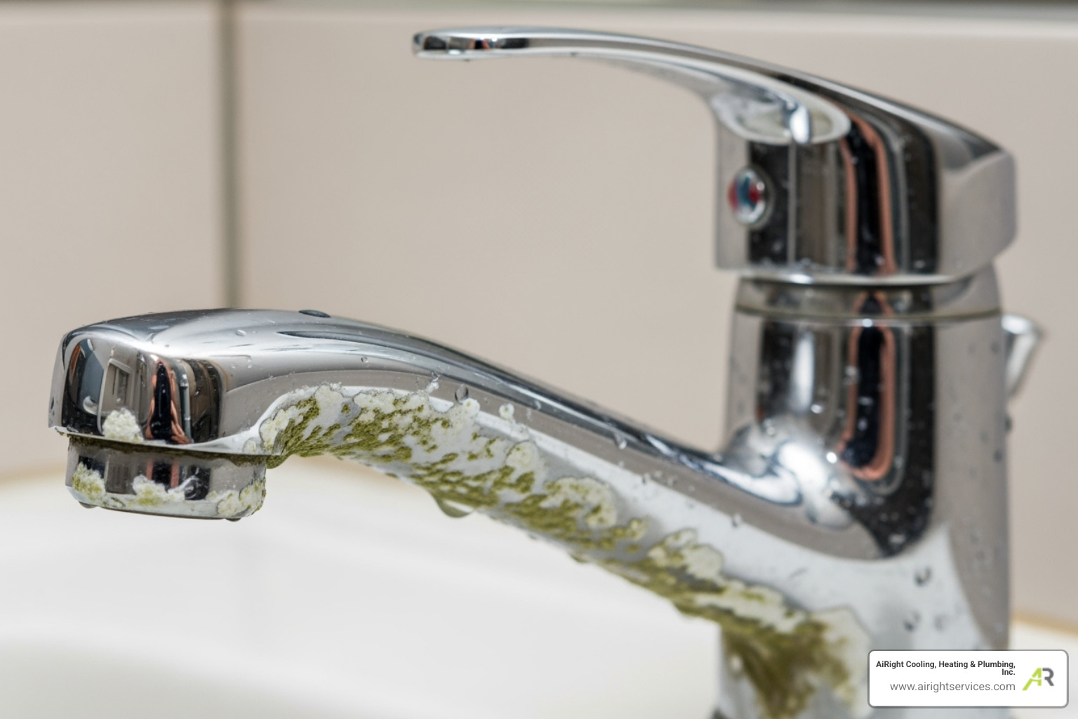 limescale buildup on a chrome faucet - local water filtration company in san diego ca limescale buildup on a chrome faucet - local water filtration company in san diego ca