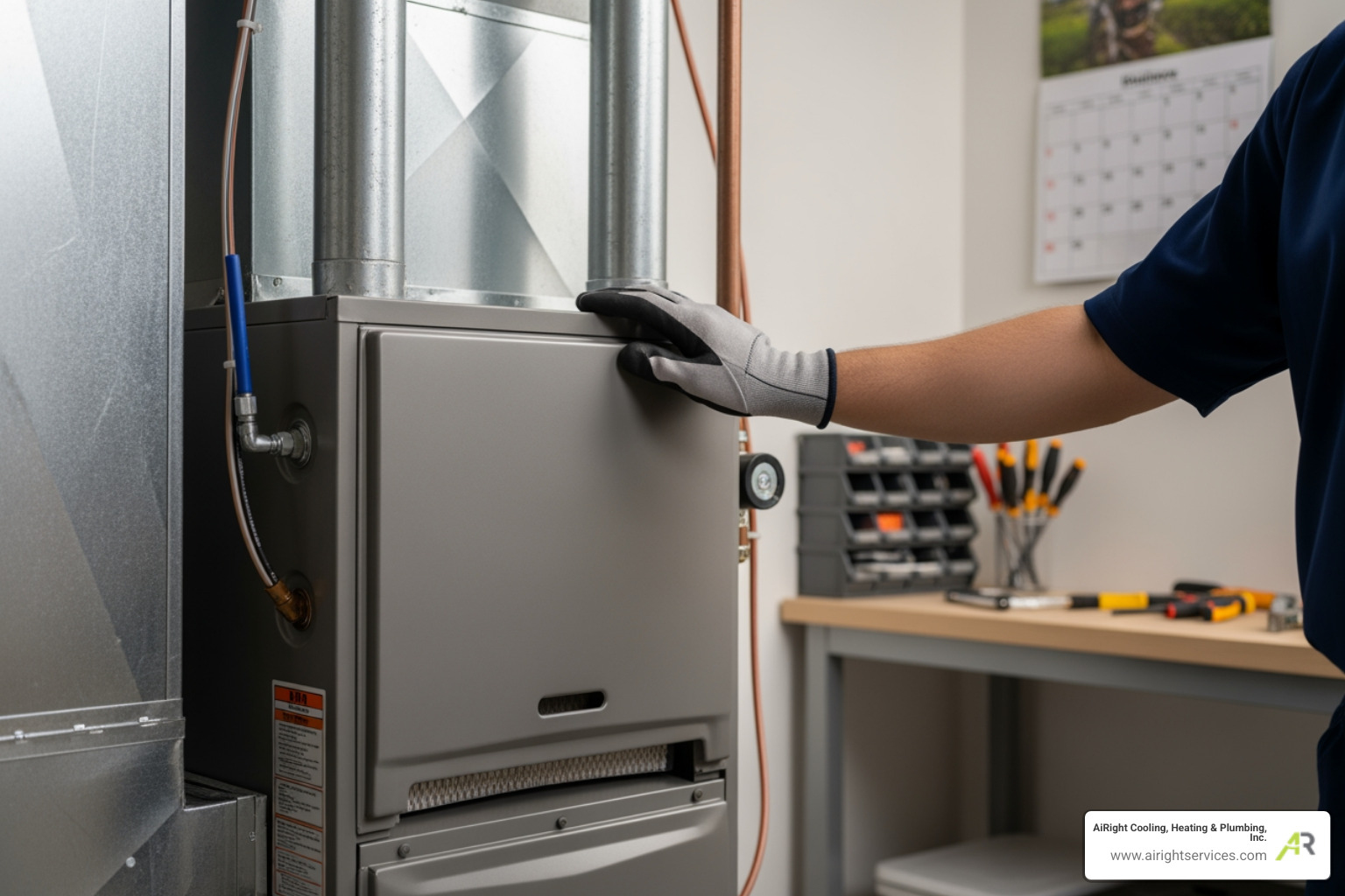 Infographic showing three key benefits of furnace maintenance: improved efficiency leading to lower utility bills, extended furnace lifespan of up to 20-30 years with proper care, and improved safety through carbon monoxide detection and gas leak prevention - best furnace maintenance in escondido, ca Infographic showing three key benefits of furnace maintenance: improved efficiency leading to lower utility bills, extended furnace lifespan of up to 20-30 years with proper care, and improved safety through carbon monoxide detection and gas leak prevention - best furnace maintenance in escondido, ca