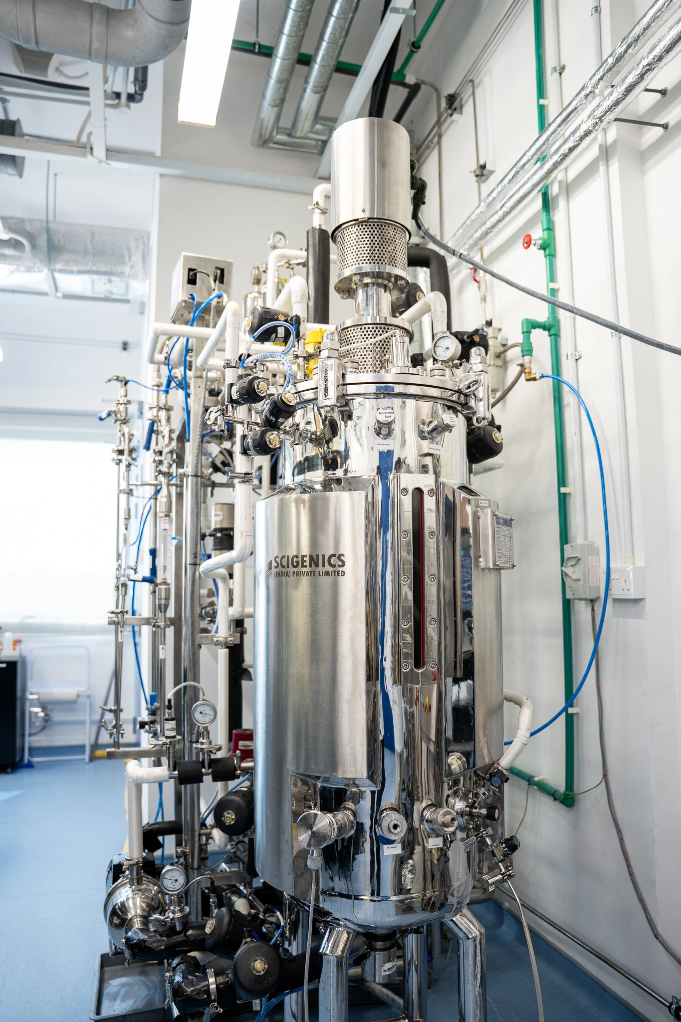 Pilot-scale fermentation equipment supporting enzyme scale-up and process translation at Allozymes