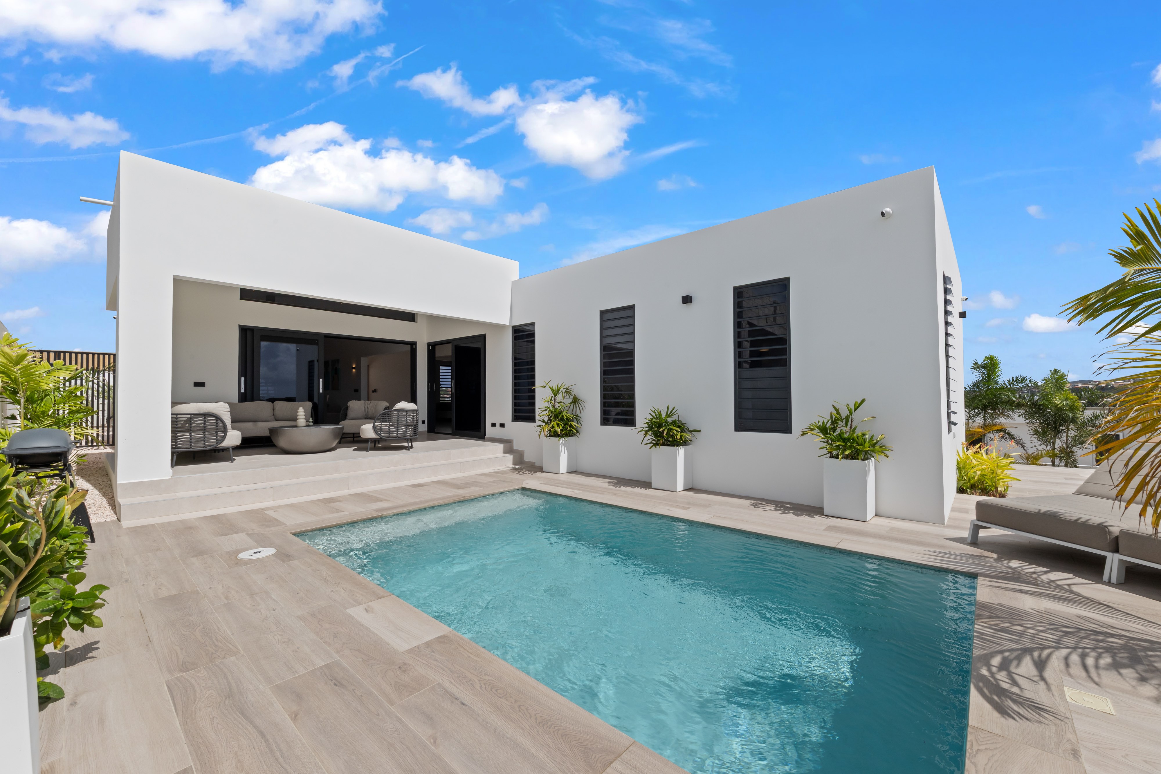 Villa op Curacao die in beheer is bij Bon Bini Beheer