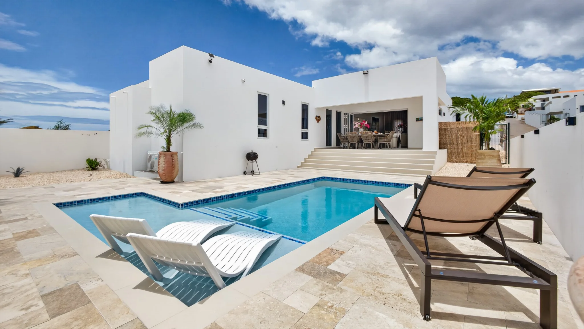 Vakantievilla met zwembad op Curaçao