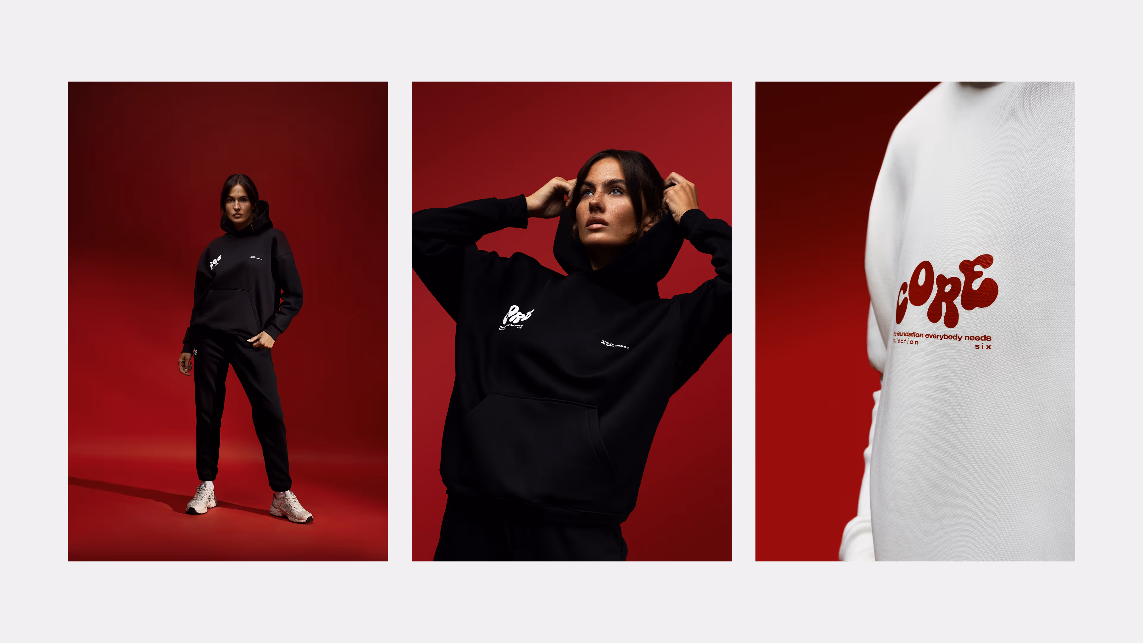 Content-Produktion für Salzburger Fashionmarke Urside und deren „CORE“ Kollektion: Produktbilder für den Webshop und Social Media Content in Form von Fotos und Reel- sowie TikTok-Content.