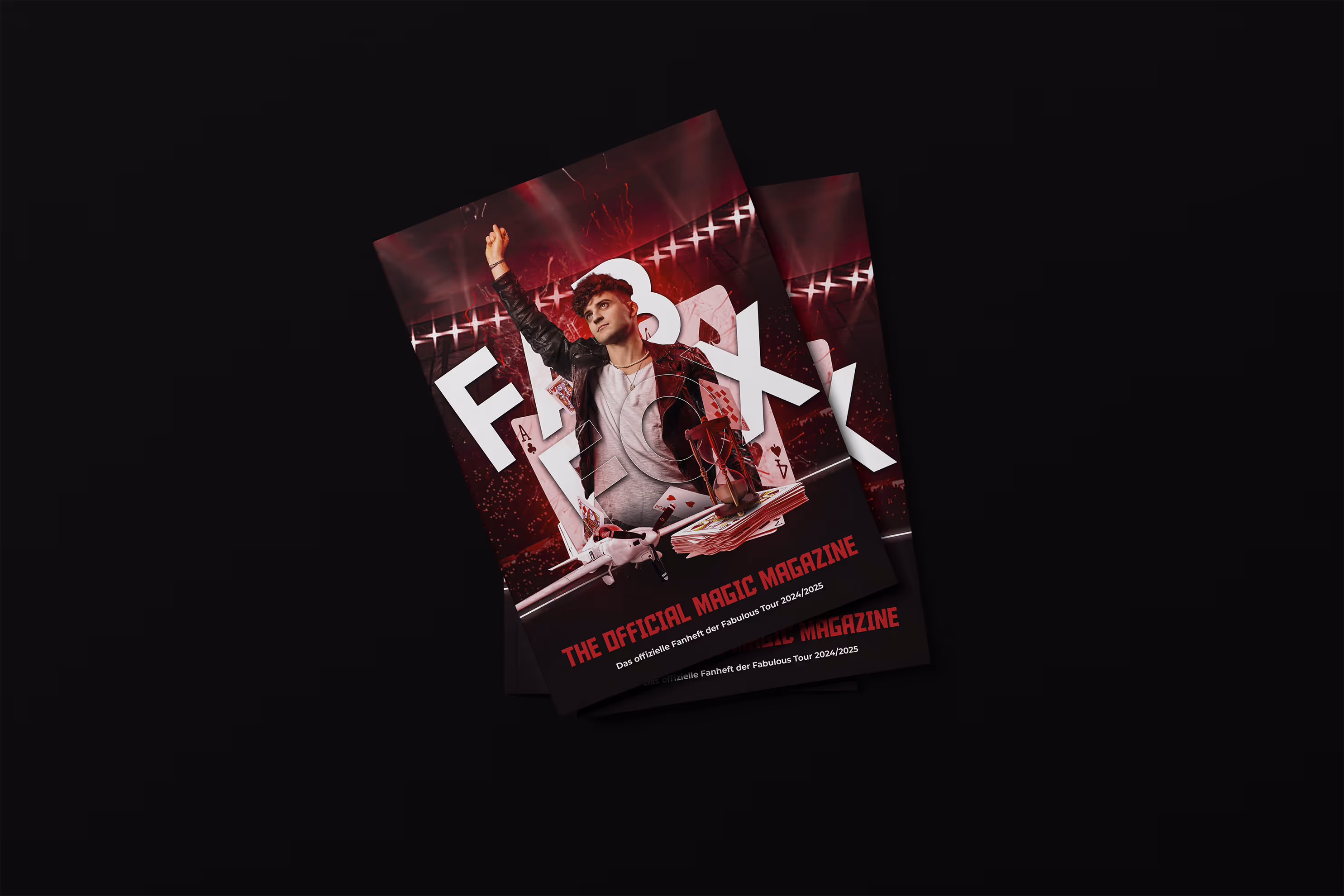 Keyvisual & Werbemittel für Magier Fab Fox: Kreatives Artwork, österreichweite Außenwerbung, Gestaltung von Social Media Ads & Printwerbung für die „Fabulous“ Arenatour.