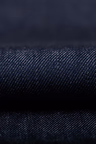 Nassau Tailors denim fabric texture close-up