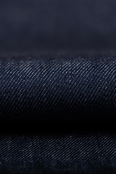 Nassau Tailors denim fabric texture close-up