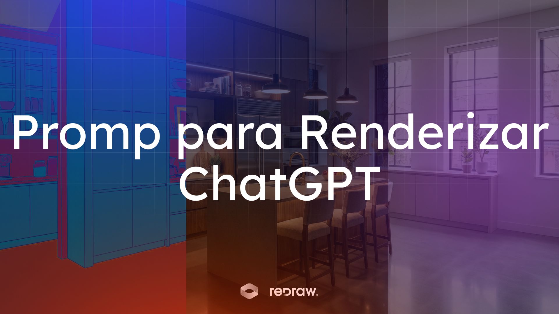Prompt para Renderizar: Por que o ChatGPT Complica e o Redraw Simplifica para Arquitetos