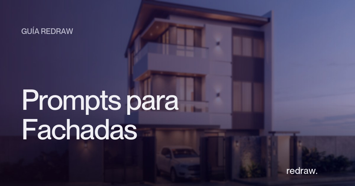 Guía de Prompts para Render de Fachadas con IA